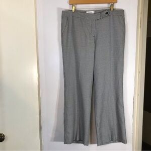Calvin Klein Women’s Petite Classic Fit Straight Leg Houndstooth Dress Pants